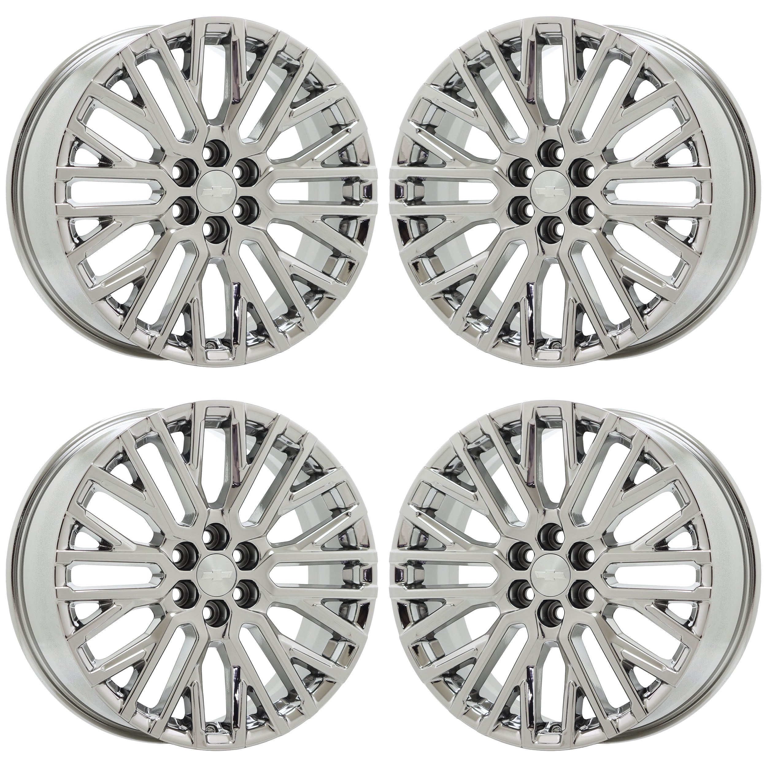 20" Chevrolet Traverse Bright Chrome wheels rims Factory OEM set 14147 EXCHANGE